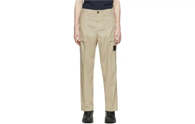 STONE ISLAND FW22 Casual Pants Men's Khaki