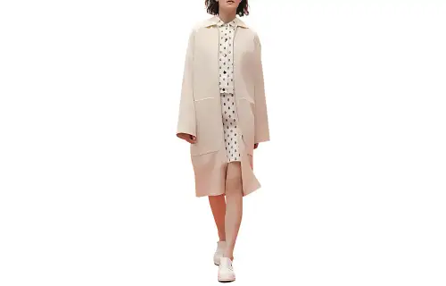 HERMES SS23 Velvet feel Coat Women's