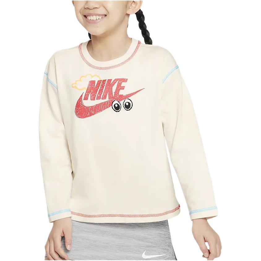 Женская футболка Nike детская (молочная)