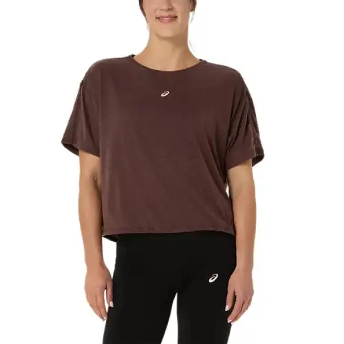 Asics NAGINO RUN T Shirt Women's Coffee