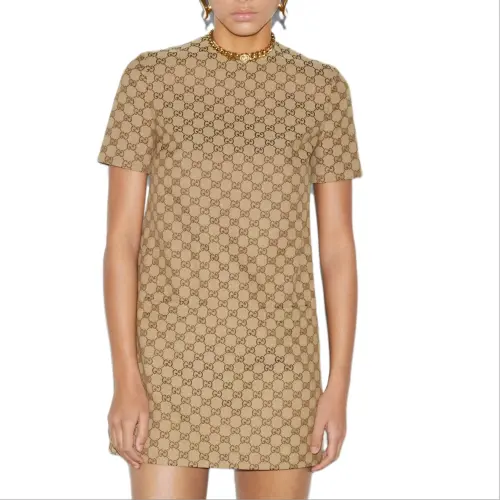 GUCCI Gg Drop Shoulder Mini Dress