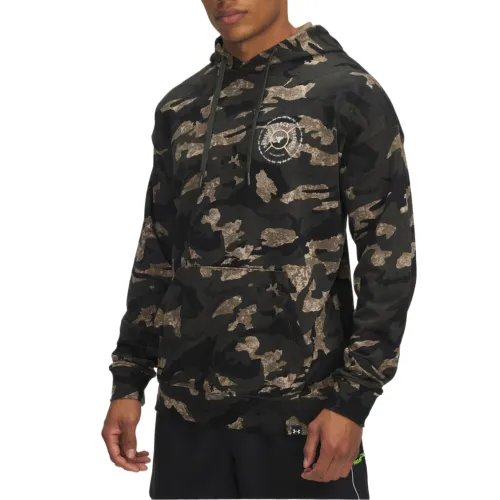 Under Armour Project Rock camo-print hoodie