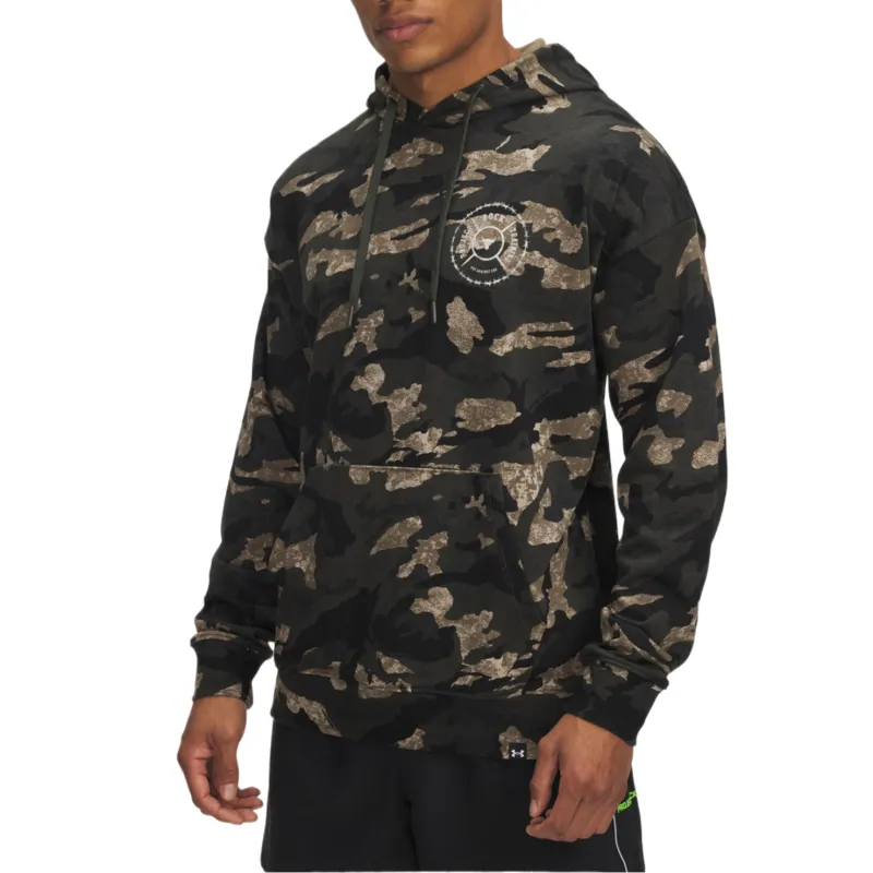 Under Armour Project Rock camo-print hoodie