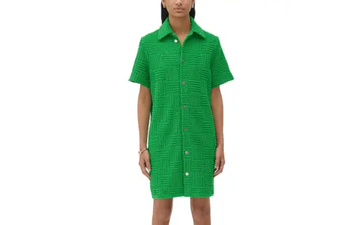 Bottega Veneta FW22 Short Sleeved Dress Women's