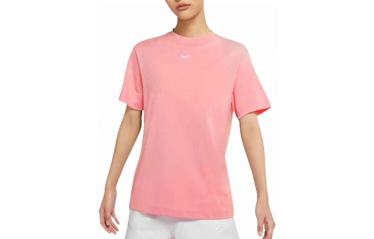 Nike Drop Shoulder Sleeve T Shirt Women's Pink