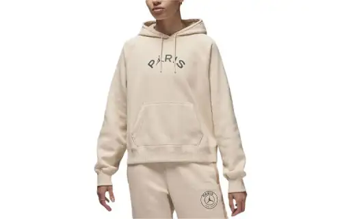 Jordan Paris Saint Germain Brooklyn Fleece Sweatshirt Women's Khaki