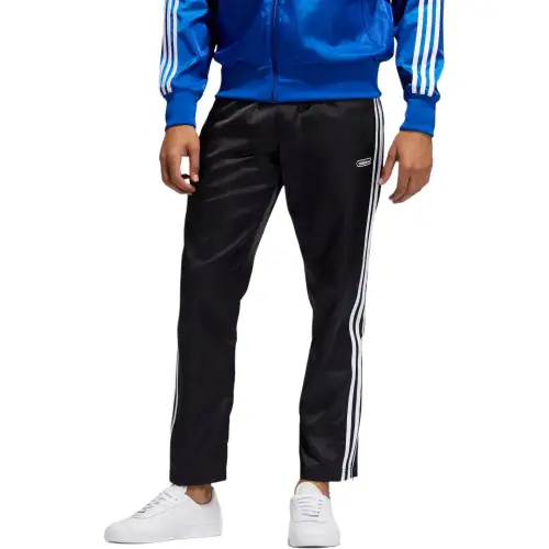 Adidas Originals SATIN FIREBIRDSPRT Knitted Sweatpants Men's Black/White