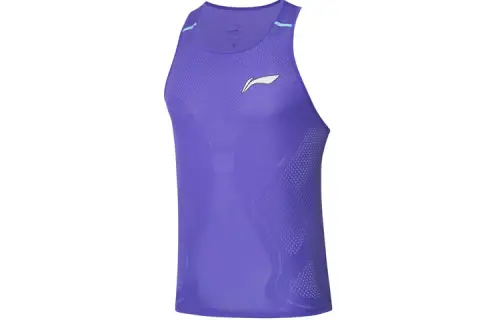 Li Ning Running Collection Running Tank Top Men's Fluorescent Purple