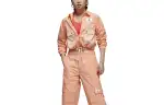 Jordan Jackets Women's Orange Lapel Moderate Straight Fit