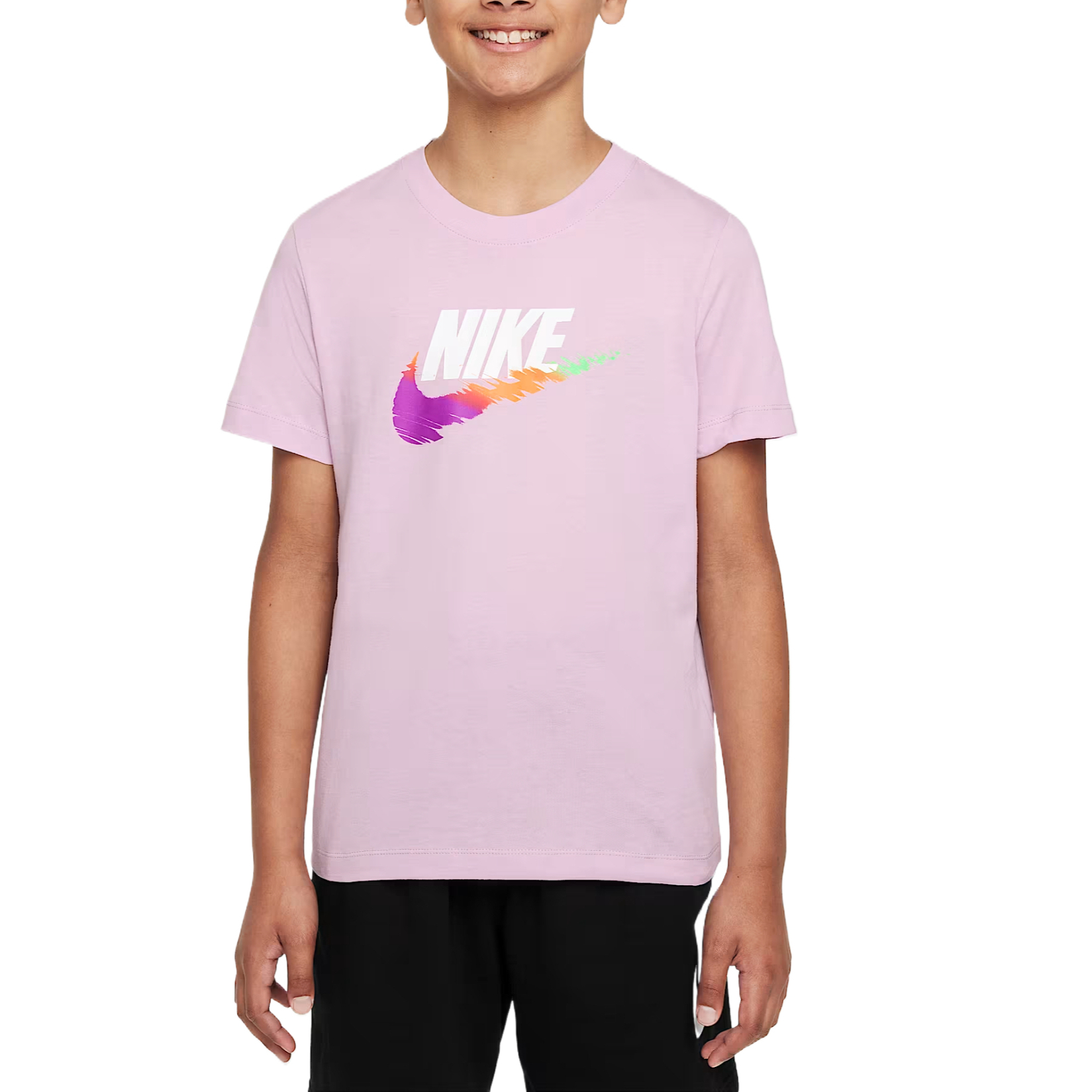Детская футболка Nike Sportswear (розово-пурпурная)