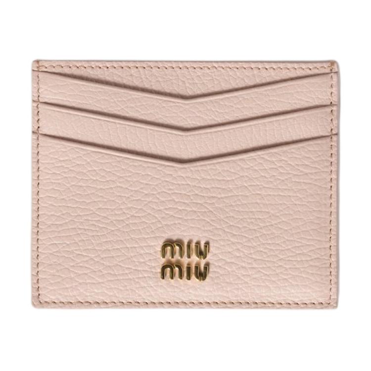 Женский кошелек MIU MIU Brand Logo (розовый)