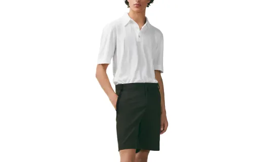 HERMES Casual Shorts Men's Khaki Green