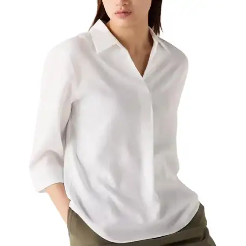 UNIQLO Shirts Women's Half Open Collar Moderate Other