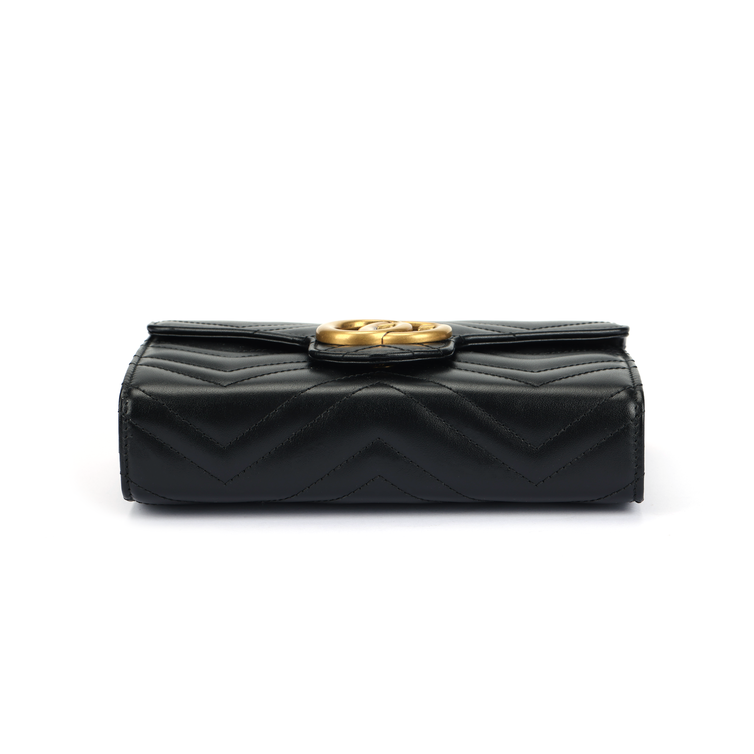 Женская сумка Gucci GG Marmont Logo (черная) — фото 4