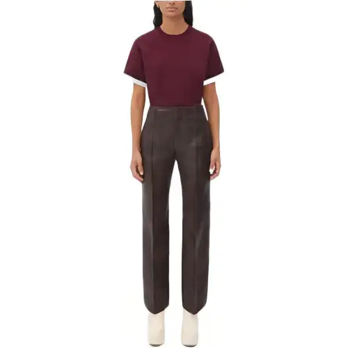 Bottega Veneta T Shirts Women's Red Crew Neck Moderate Other