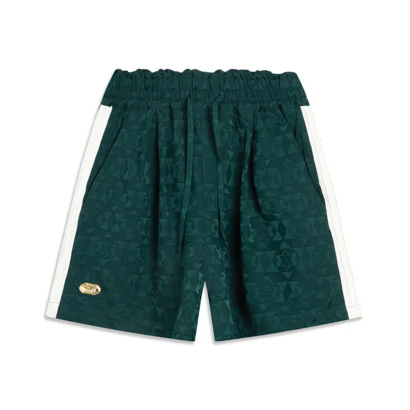 Li Ning x GUGONG , LIANMINGKUAN China Culture Collection Sports Shorts Women's Jungle Green