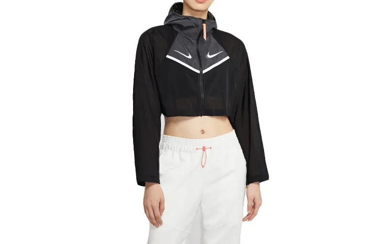Nike Jackets Women's Black Hooded Thin Other