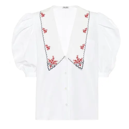 MIU MIU SS22 Shirt Women's White