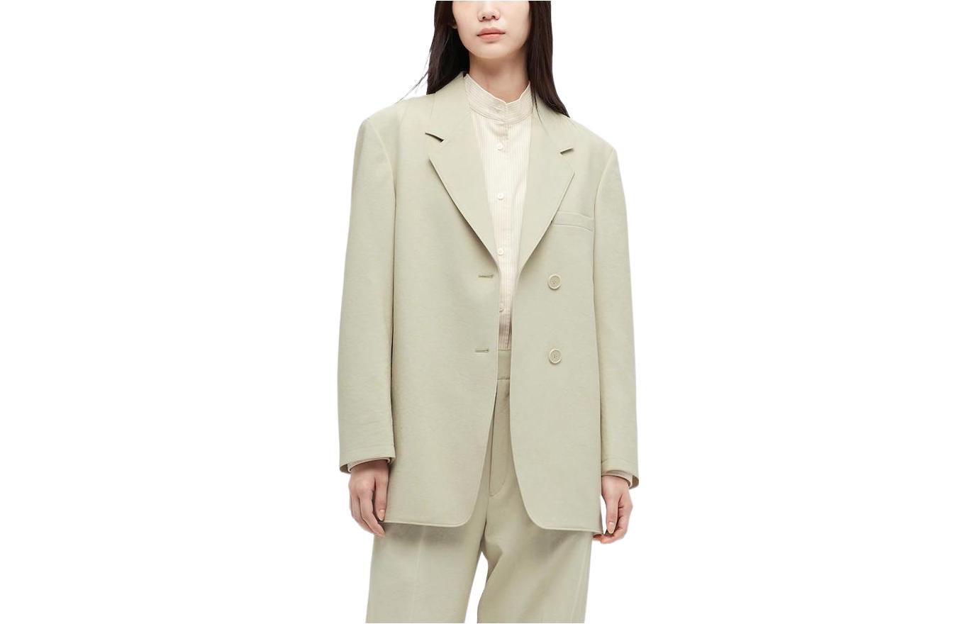 Женская куртка UNIQLO (светло-зеленая)