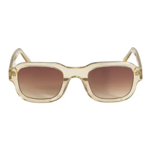 Vans UV Protection Copper Nickel Alloy, Bio Acetate Fiber Square Sunglasses Unisex Gold