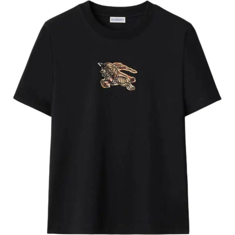 Burberry Ekd Check cotton T-shirt