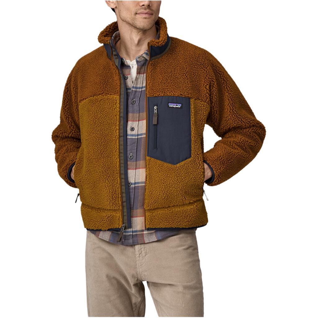 Patagonia Contrasting pocket Faux shearling Jacket
