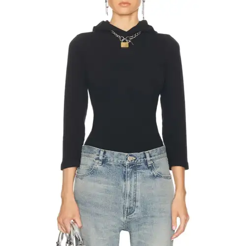 Balenciaga Sweatshirt Regular Women's Black