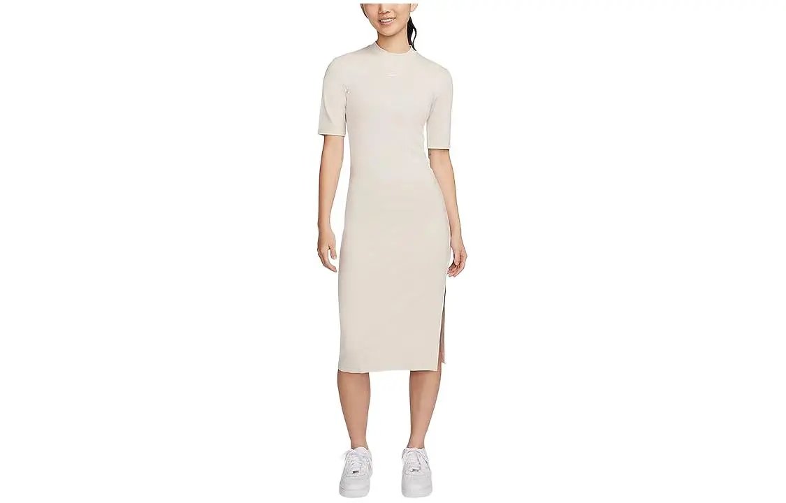 Nike Short Sleeved Dress Women's Khaki