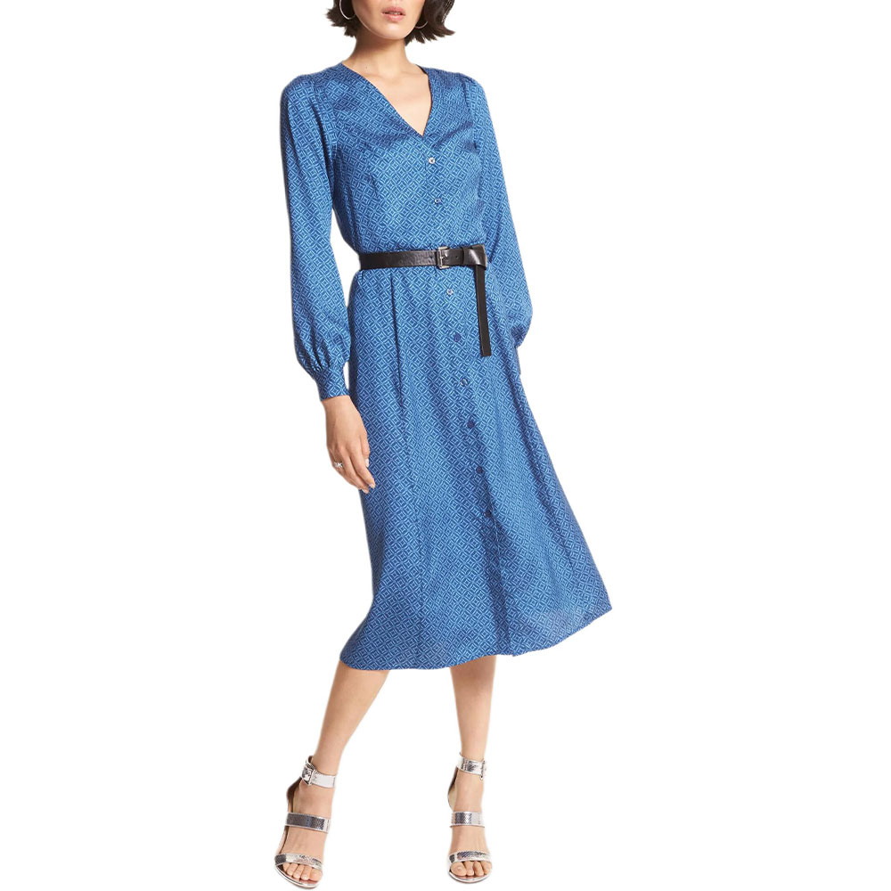 Женское платье MICHAEL MICHAEL KORS SS23 Logo (синее)