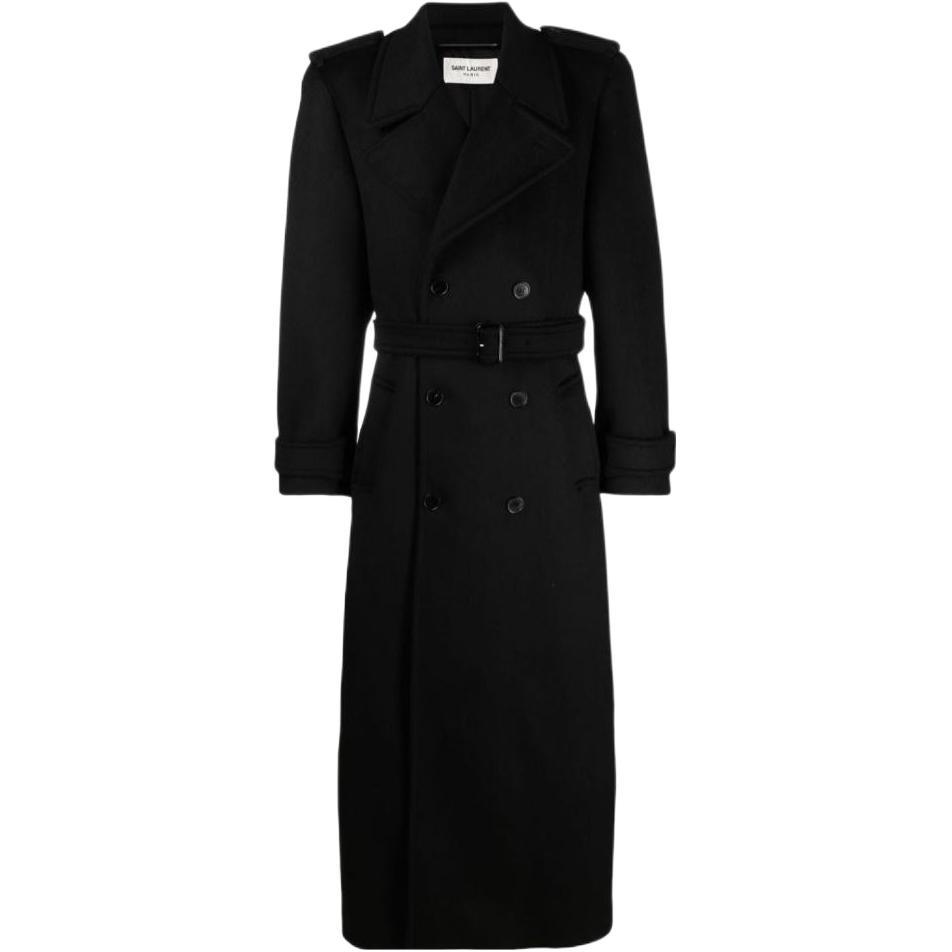SAINT LAURENT FW23 Coat Men's Black
