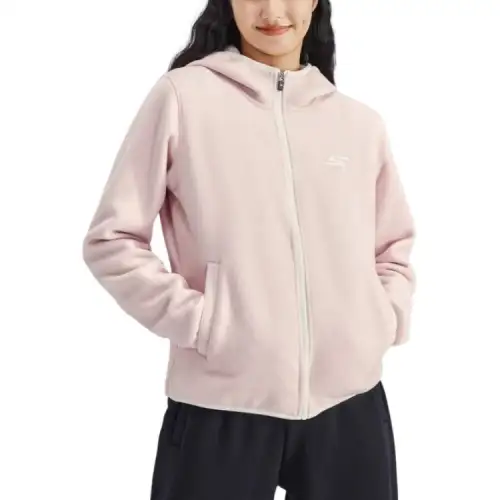 Skechers Sports Life Collection Coat Women's Gray Pink