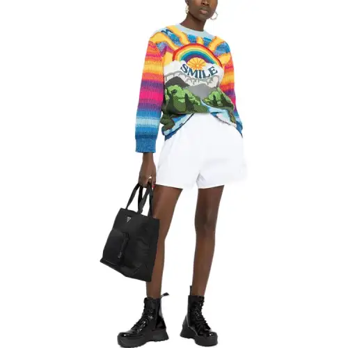 PRADA Casual Shorts Women's White Moderate