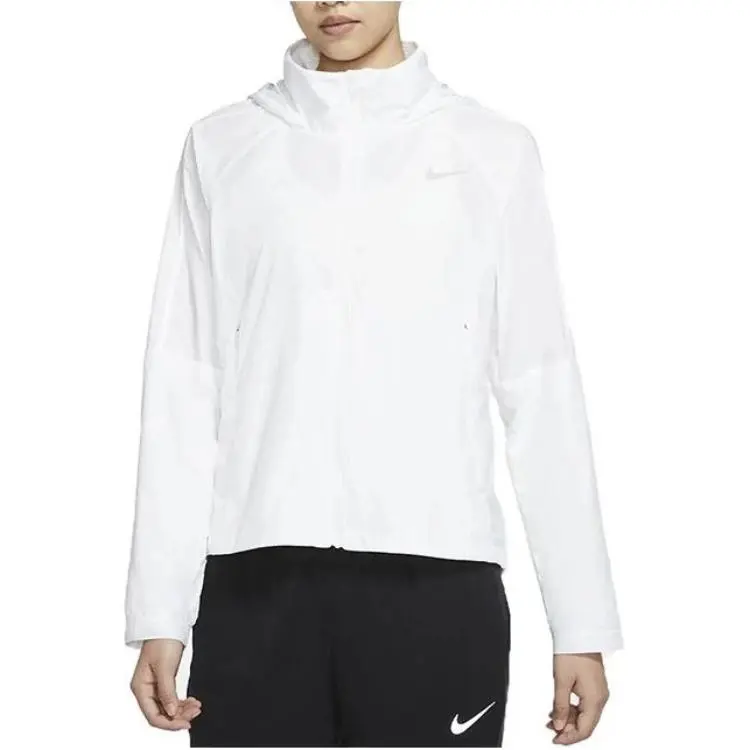 Nike Jackets Women's White Hooded Moderate Other
