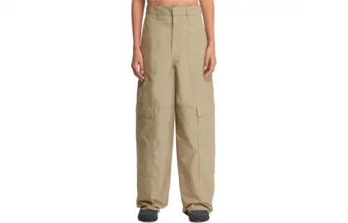 LOEWE High Waist Wide Leg Cargo Trousers