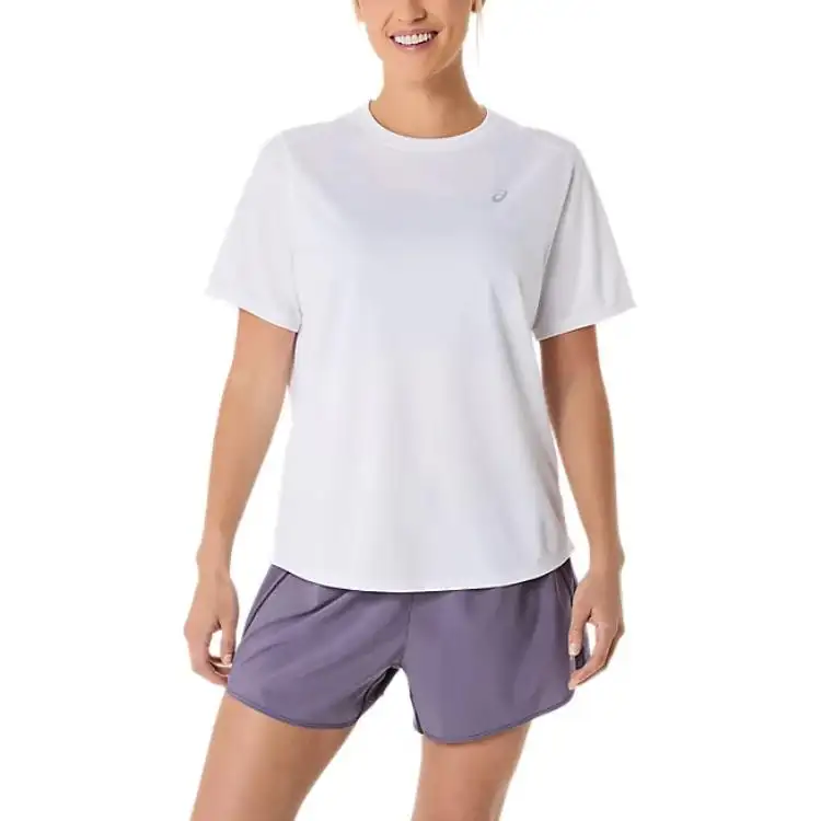 Asics SILVER T Shirt Women's Bright White