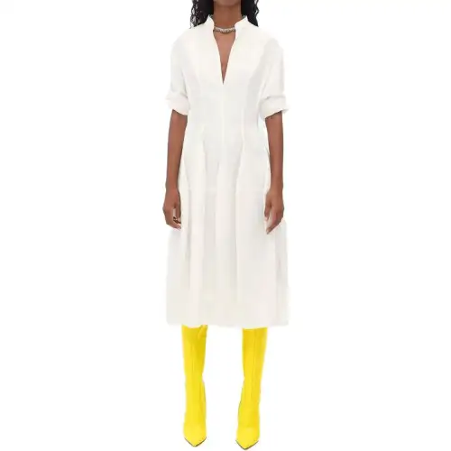 Bottega Veneta Rolled-Up Sleeved Dress