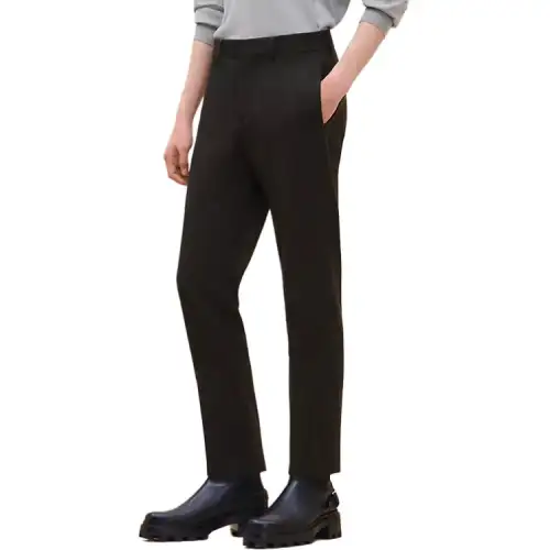 HERMES FW24 Suit Pants Men's Black