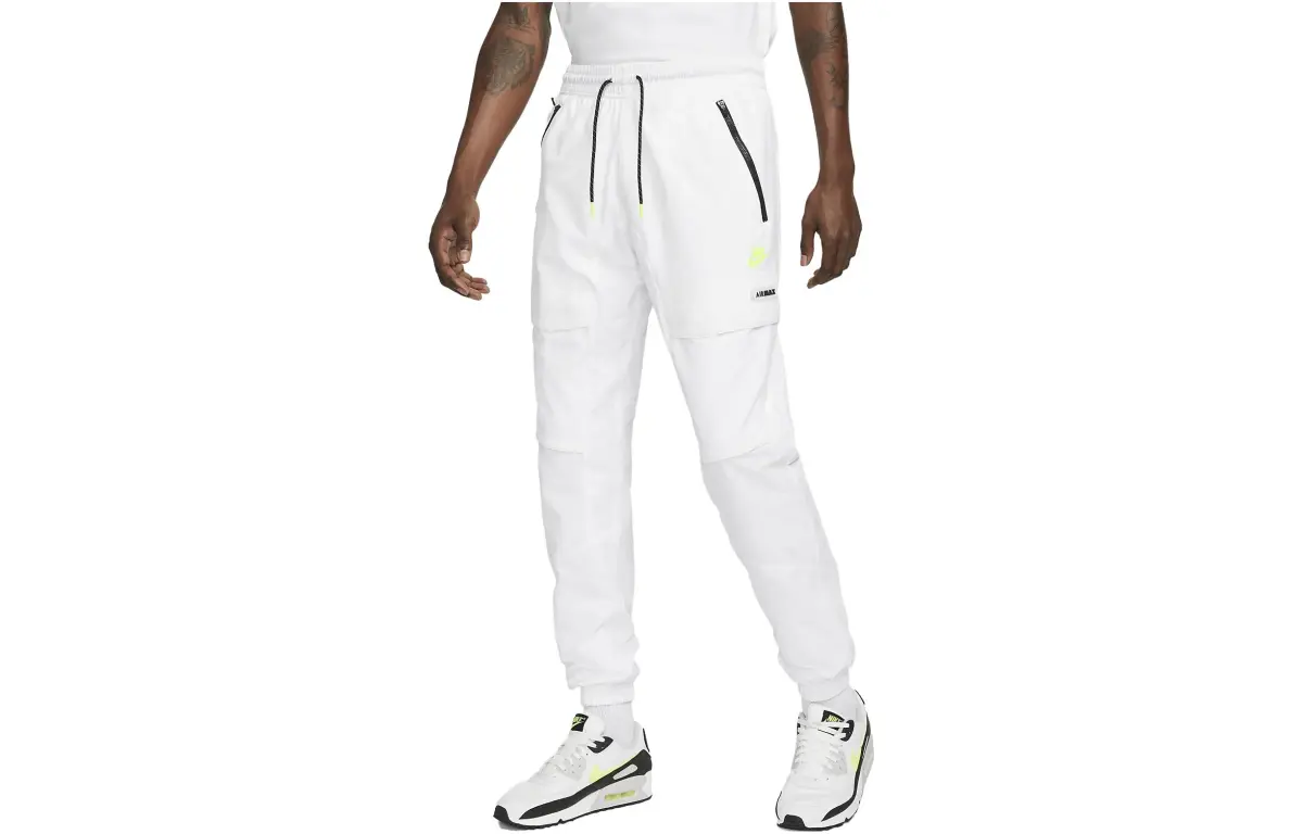 Nike Sportswear Knitted Sweatpants Men's White Moderate Other