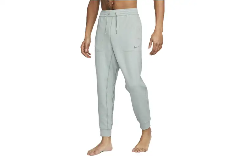 Nike Knitted Sweatpants Men's Teal Moderate Cuffed Pants