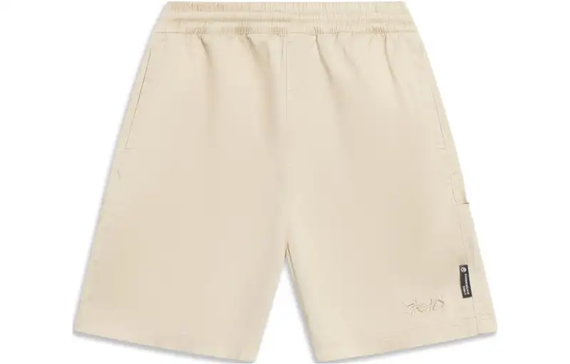 Li Ning x Disney Casual Shorts Men's Light Milk Umber