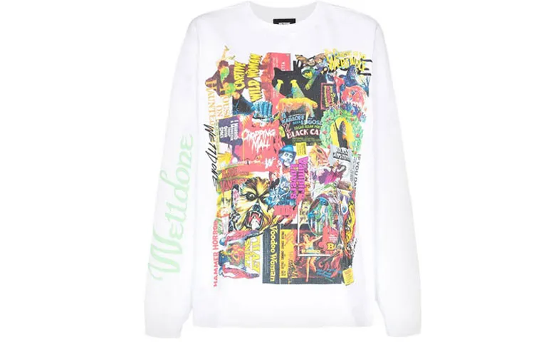 WE11DONE Horror Collage T-shirt