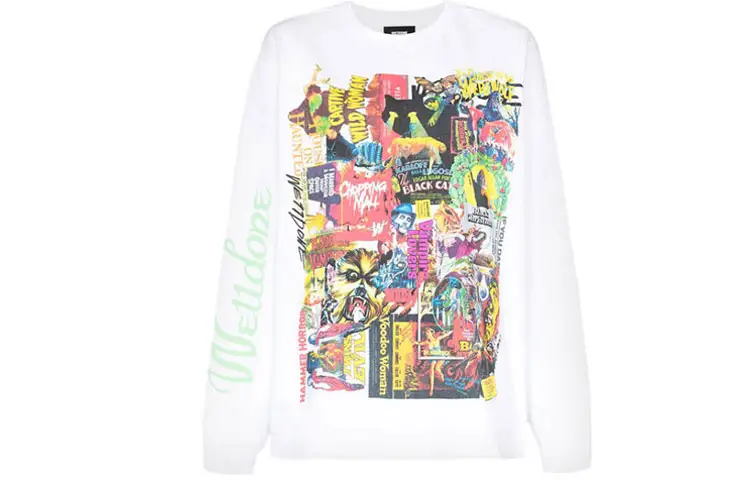 WE11DONE Horror Collage T-shirt