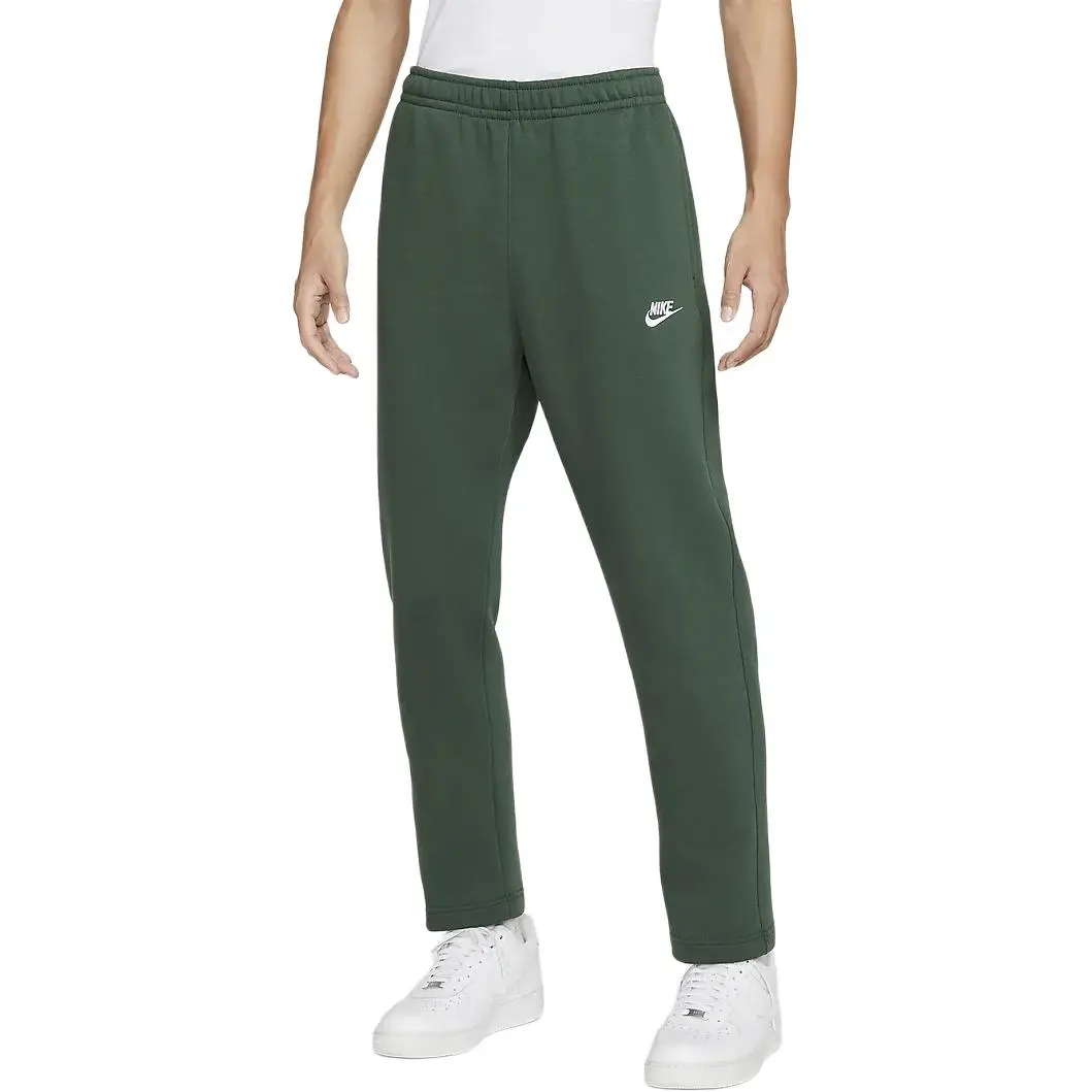 Nike Casual Pants Men's Green Thickened And Fleece-Lined Other