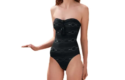 HERMES One piece Swimsuit Women's Black