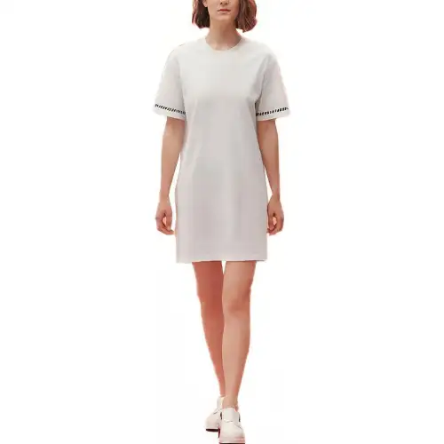 HERMES SS23 Short Sleeved Dress Women's White