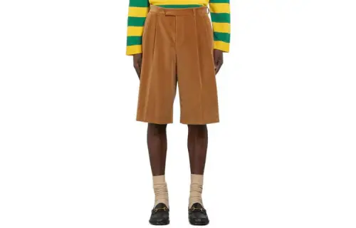 GUCCI Casual Shorts Men's Brown Moderate