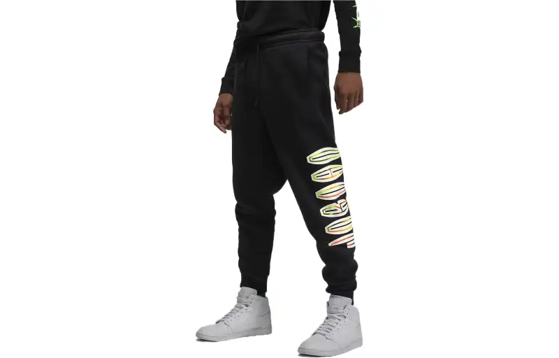 Jordan Knitted Sweatpants Men's Black
