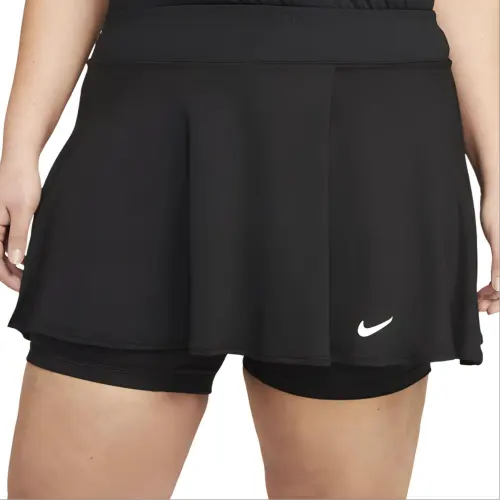 Nike Court Dri FIT Victory Casual Short Skirts Women's Black White