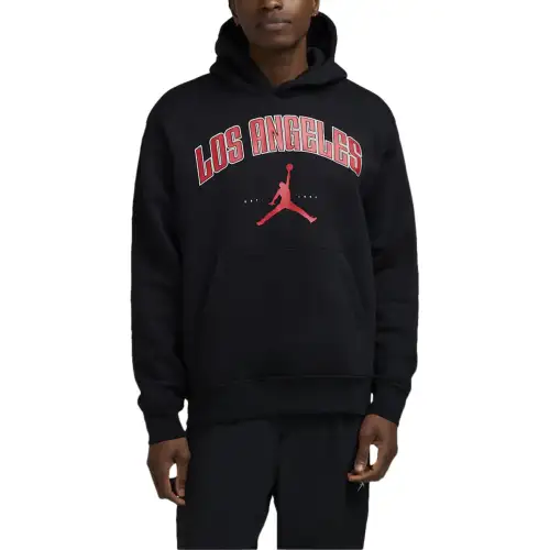 Jordan Apparel Sweatshirts Men's Black Hooded Moderate