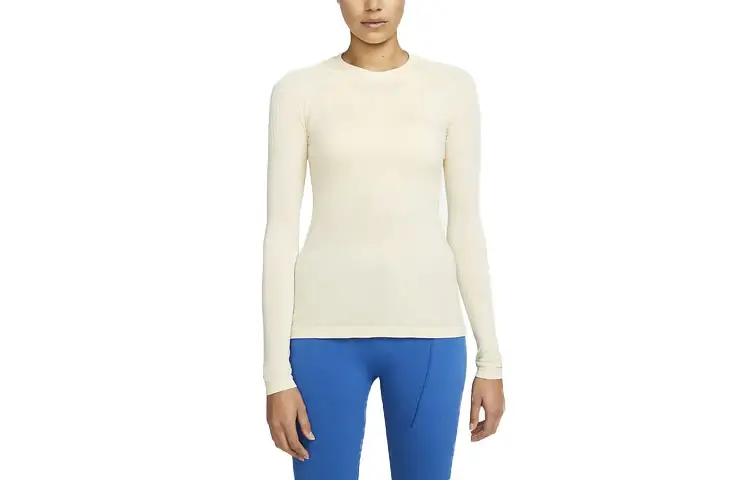 Nike x MMW Raglan Sleeve T Shirt Women's Yellow